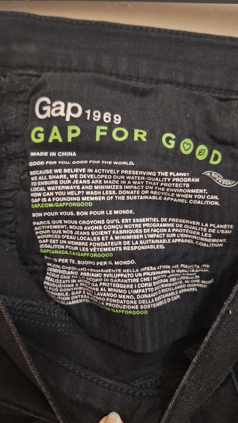 Y2K Vintage Gap True Skinny Jeans Black 28T - photo 4