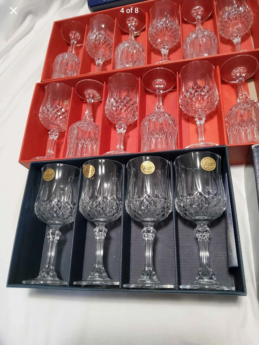 Cristal d'Arques Longchamp Wine Glasses price for each box - photo 2