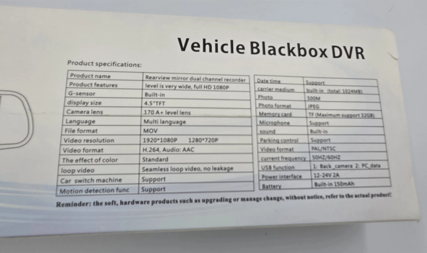 Vehicle Blackbox DVR Rearview Mirror Recorder - photo 3