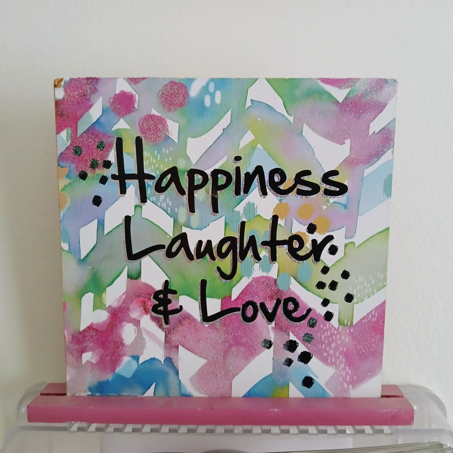 Happiness Laughter & Love Decorative Sign 🏈