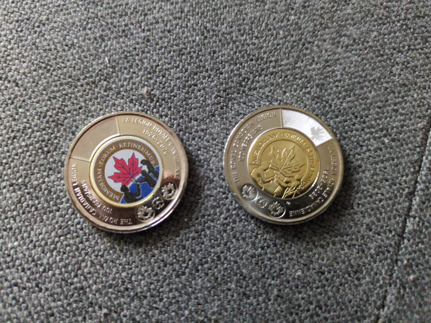 Royal Canadian Legion 2 Dollar Coin - mint condition