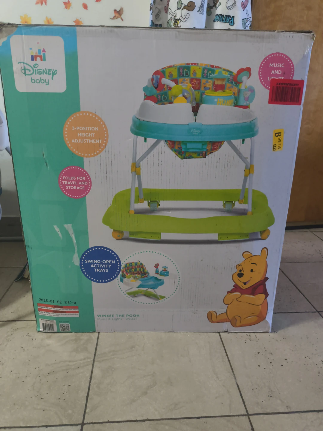 Disney Baby Winnie the Pooh Music & Lights Walker