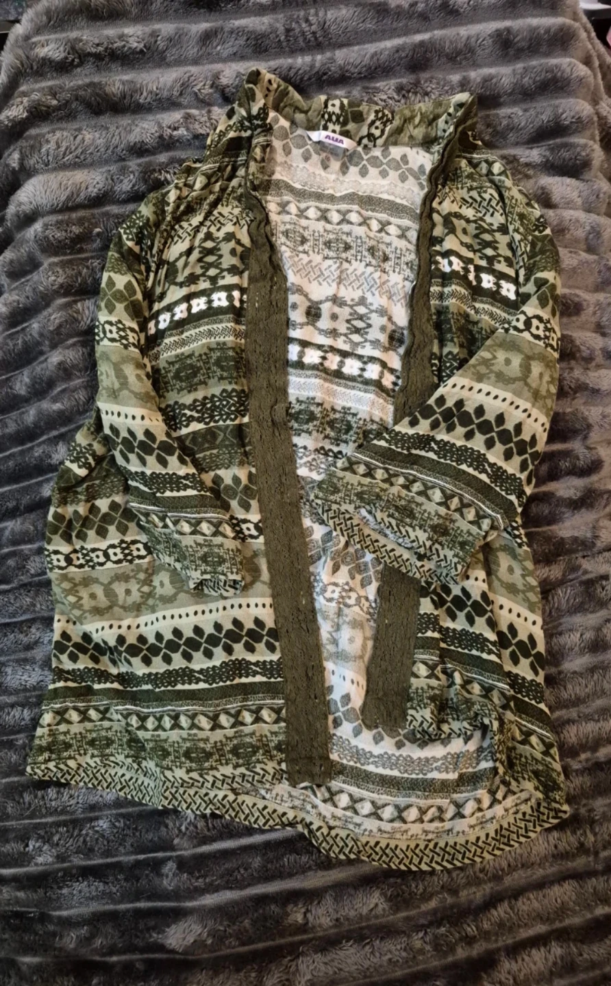 Alia Open Front Cardigan