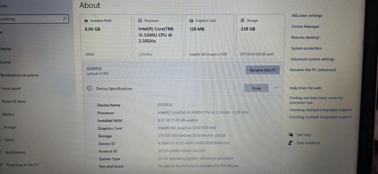 Dell Latitude E7450 Laptop - photo 3