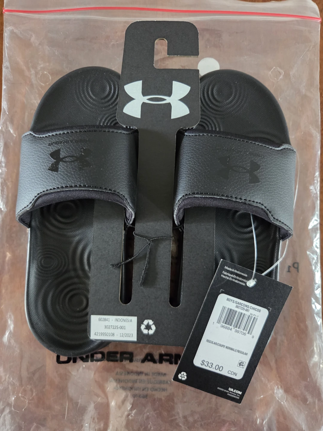 New Under Armour Sandals Kids Size 13K - photo 2