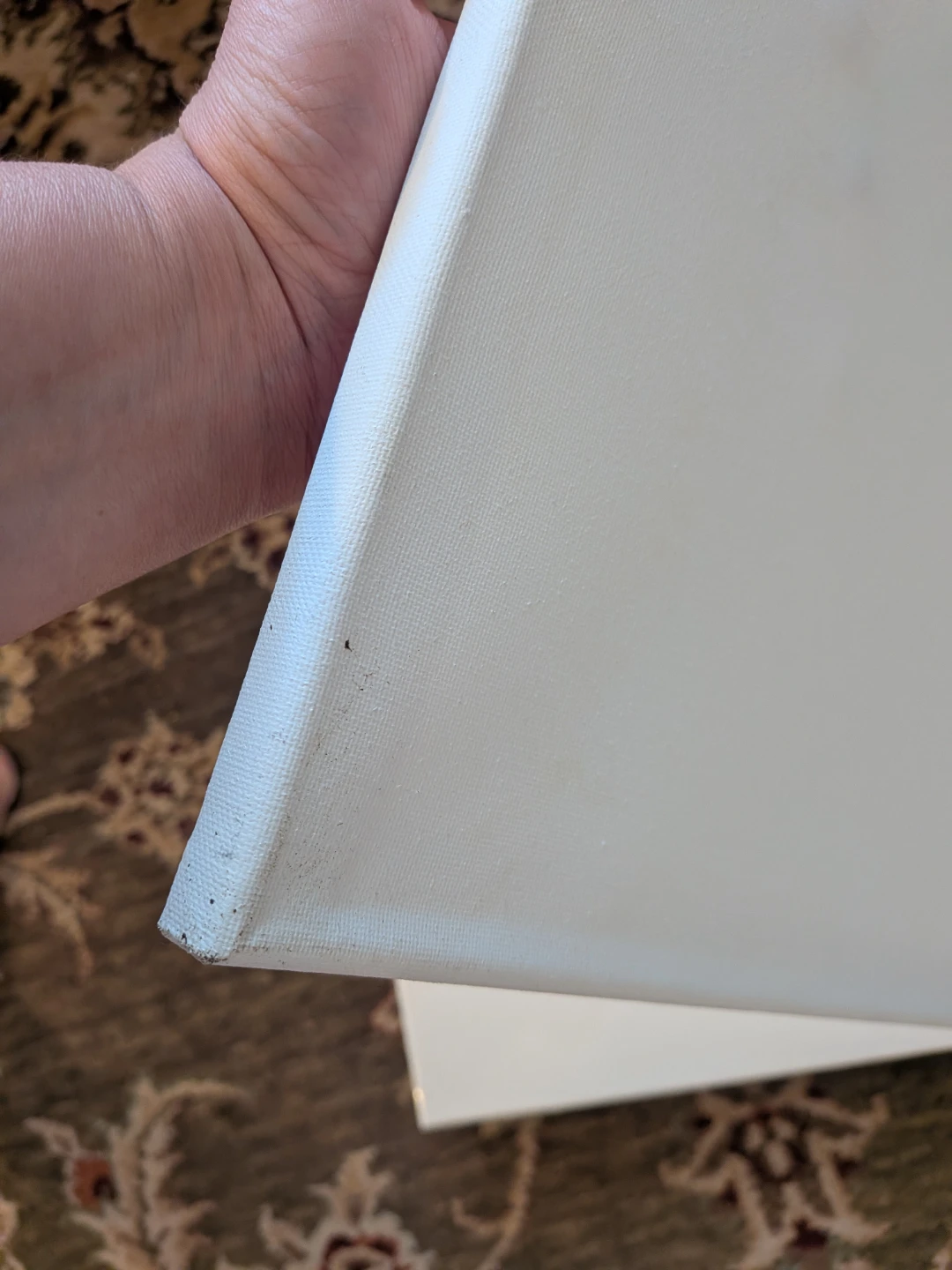 Four blank stretched canvases - photo 3
