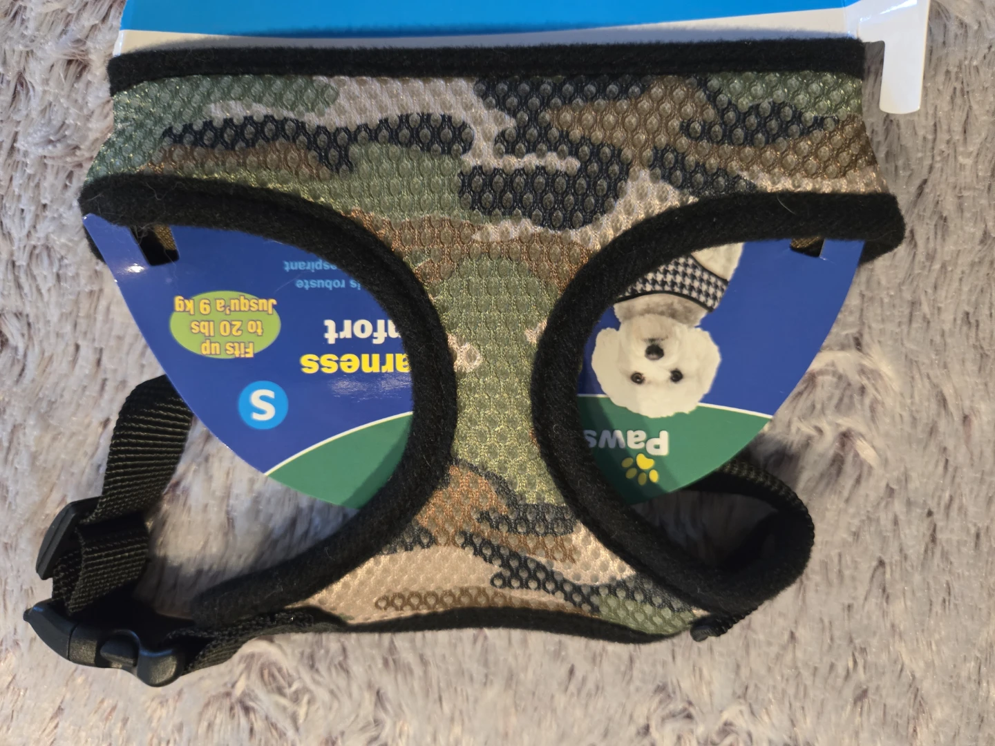 Paws Camo Dog Harness - Small
