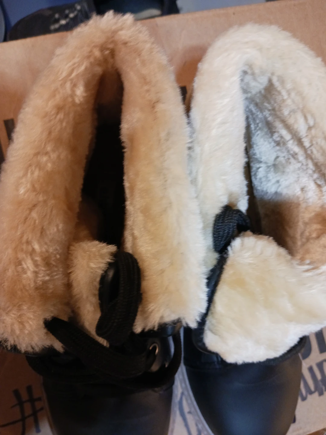 Olivia Miller Black Faux Fur Lined Boots - photo 2