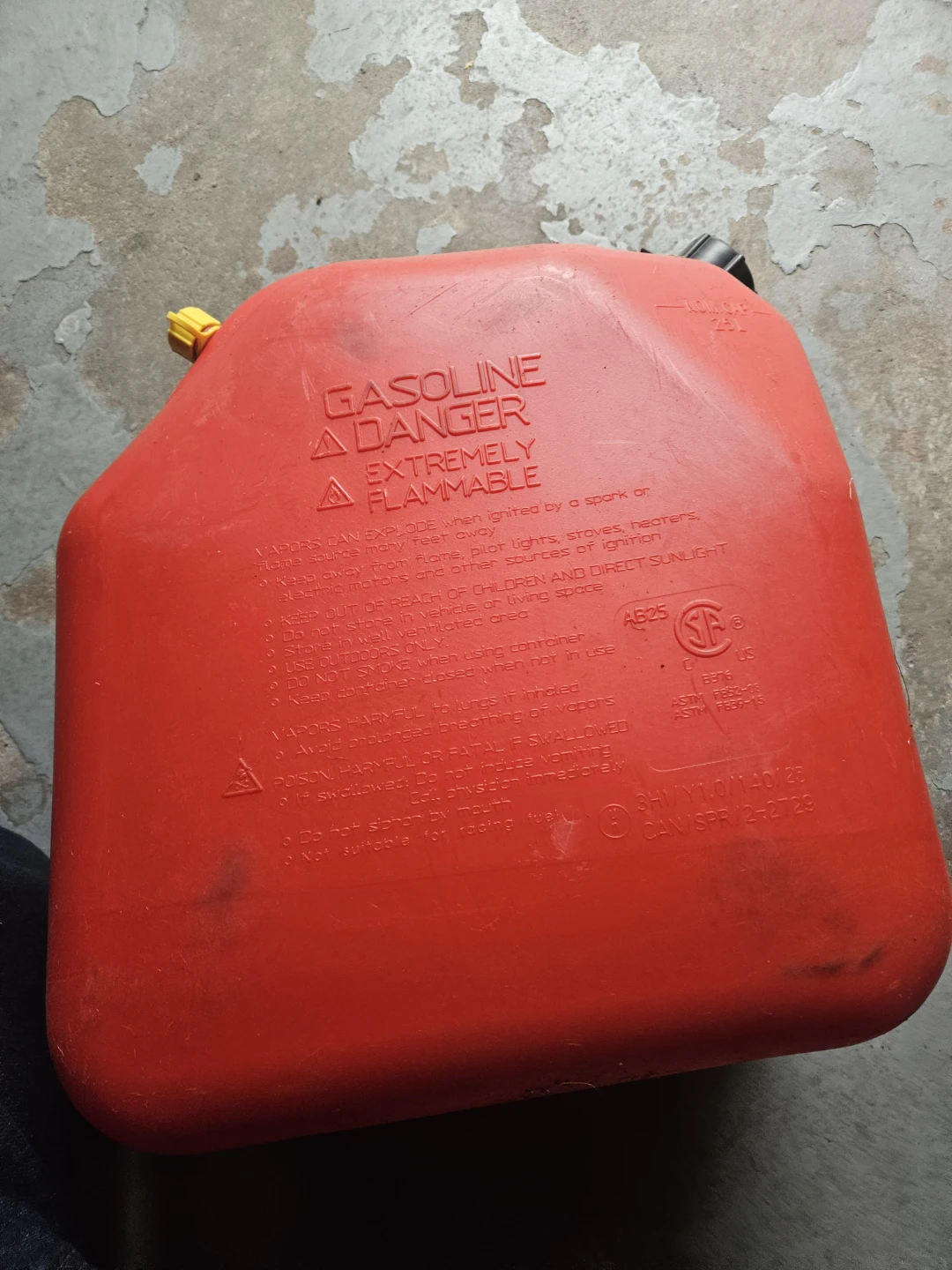 Two 25L Red Gasoline Cans - photo 3