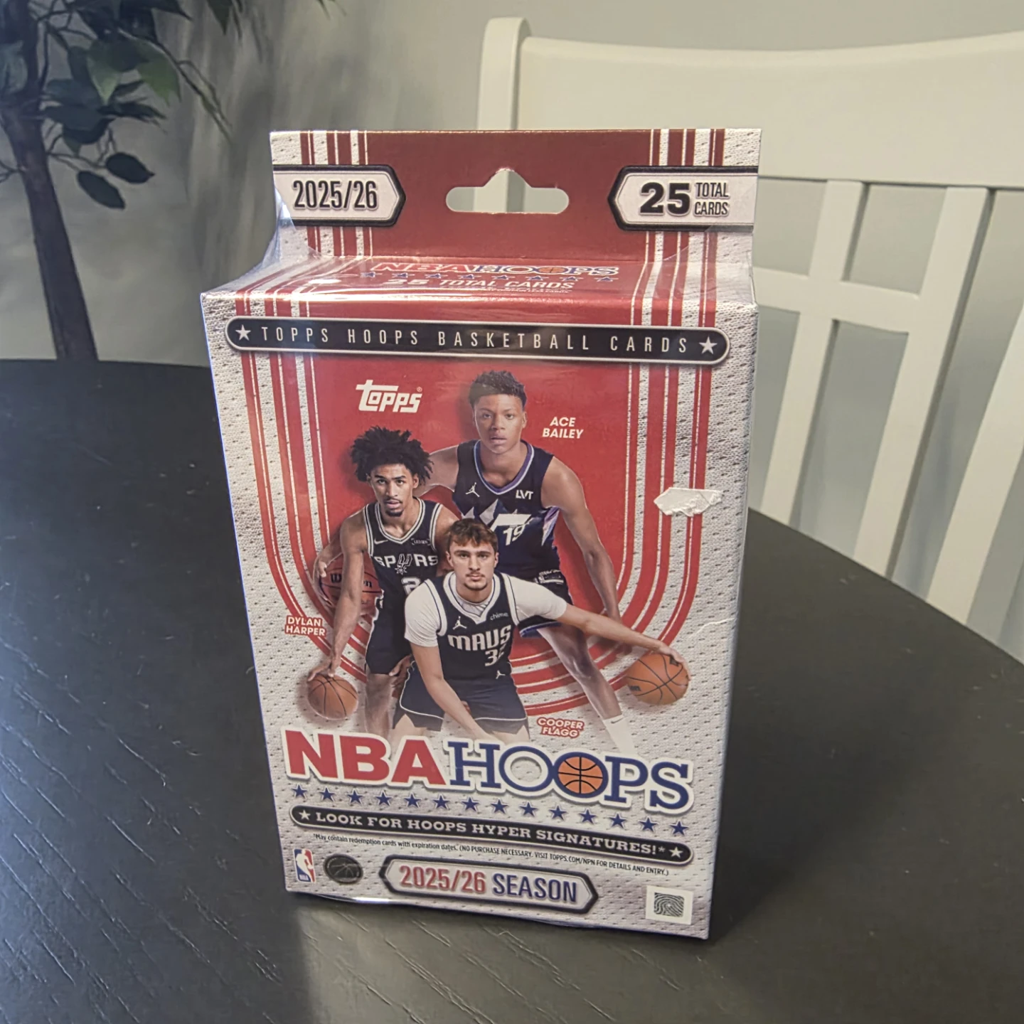 2025/26 Topps NBA Hoops Basketball Cards Fat Pack Box