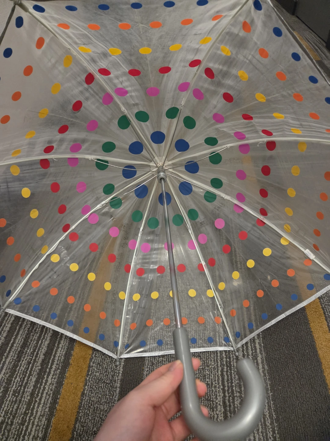 🏈Two Kids Translucent Totes Bubble Umbrellas - photo 3