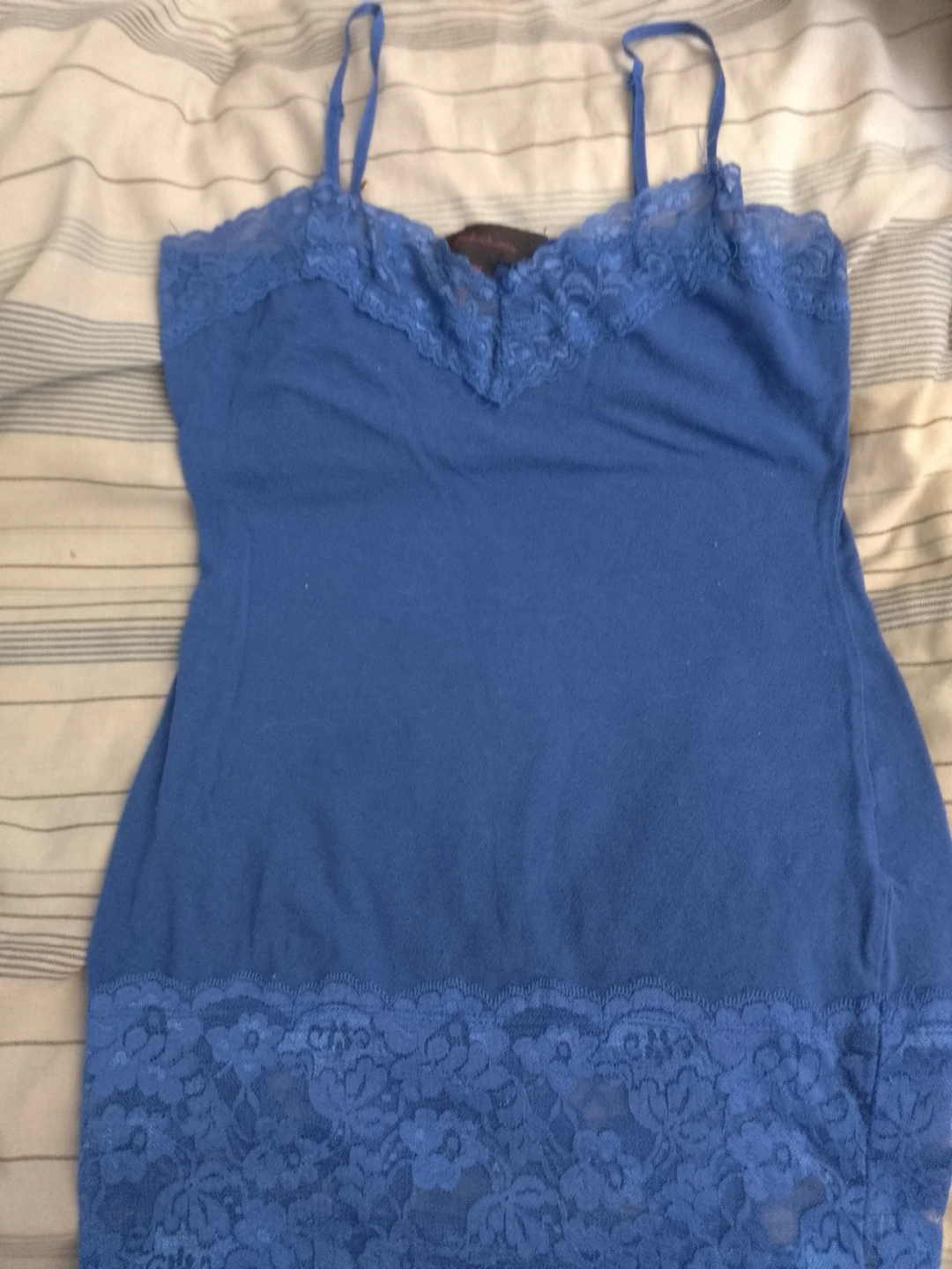 Blue lace camisole 🏈