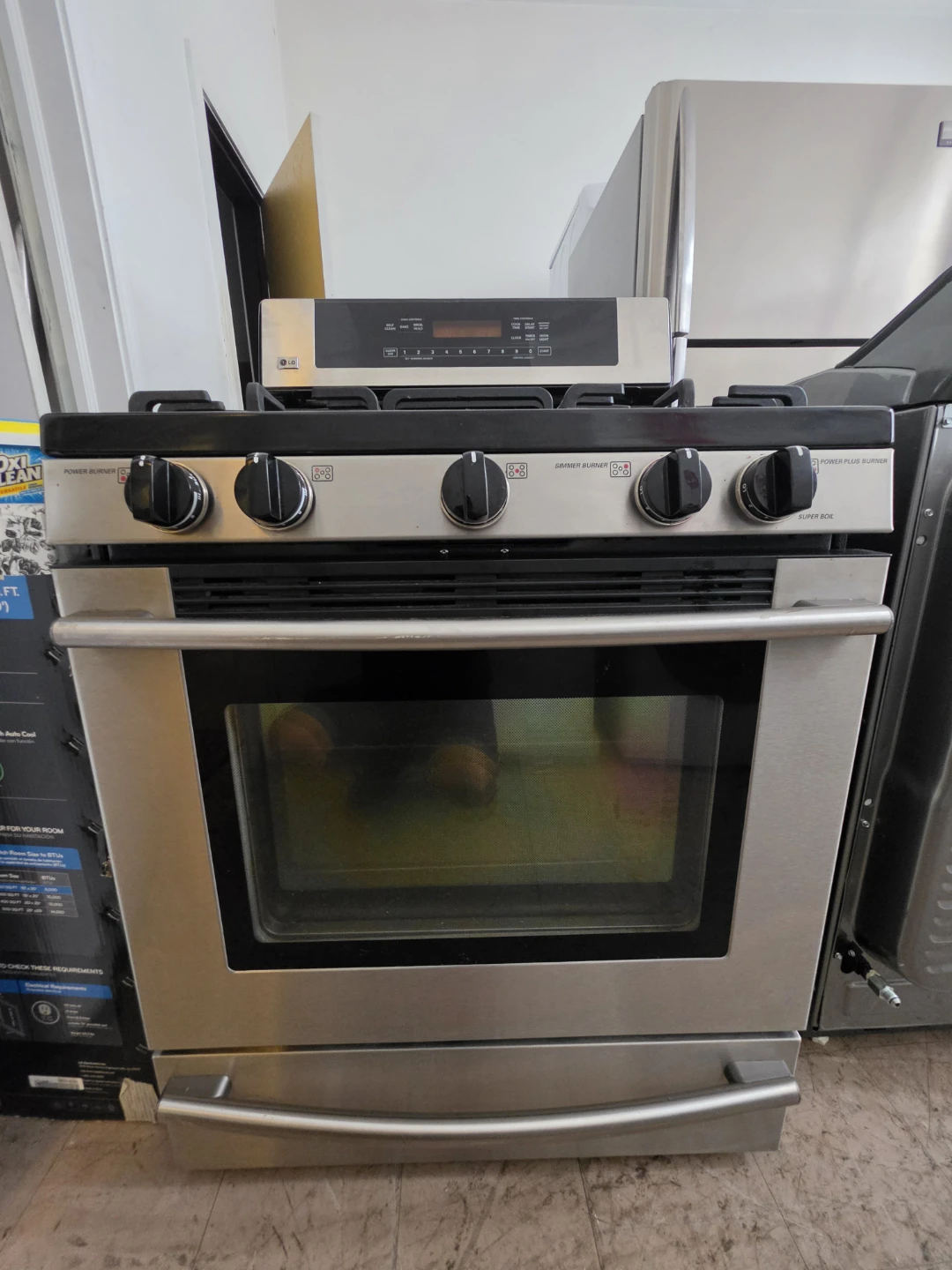 LG Gas Range Oven