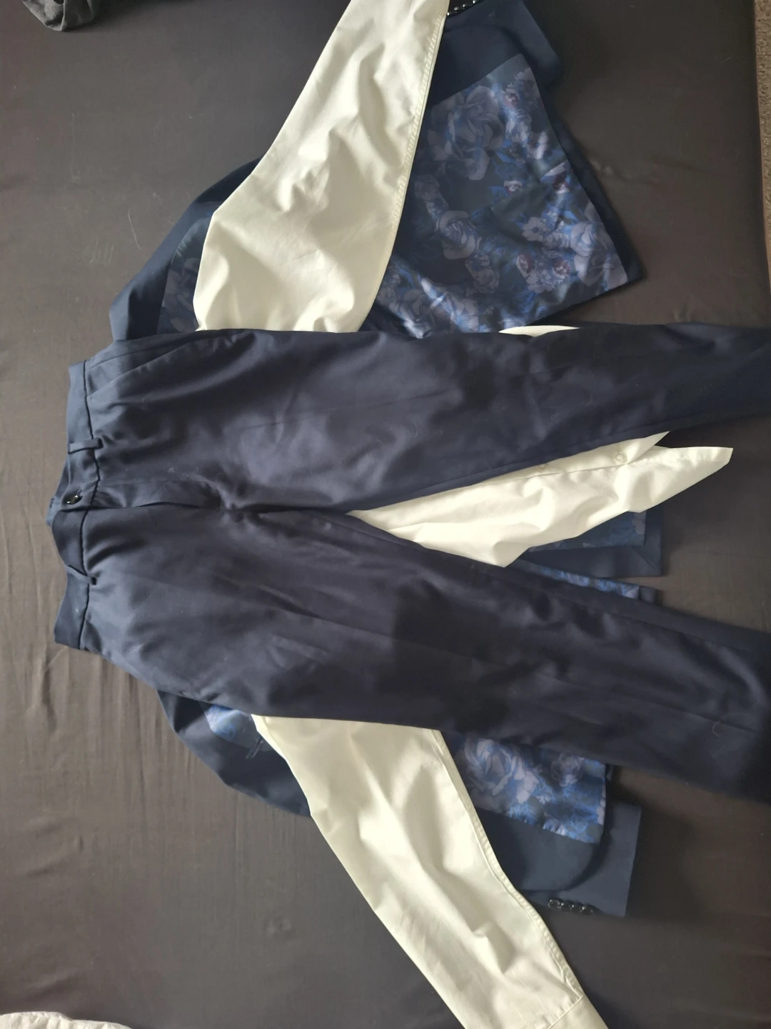 Boys Navy Suit Set - photo 3