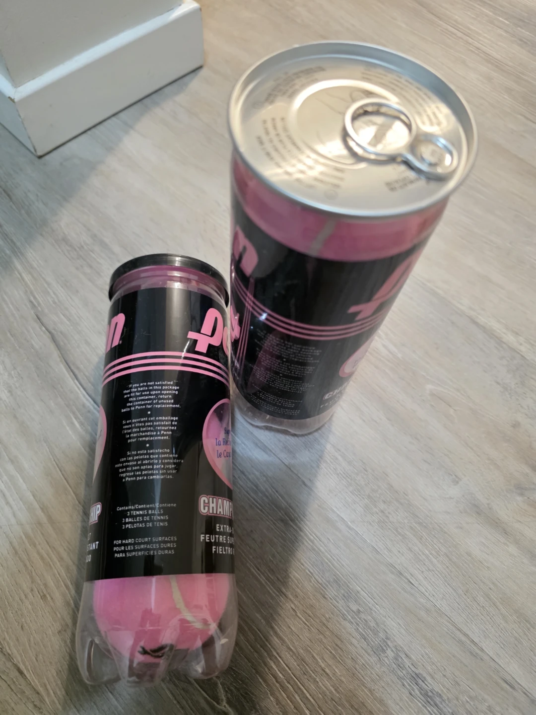 7 Cans of Penn Pink Championship Tennis Balls - photo 2