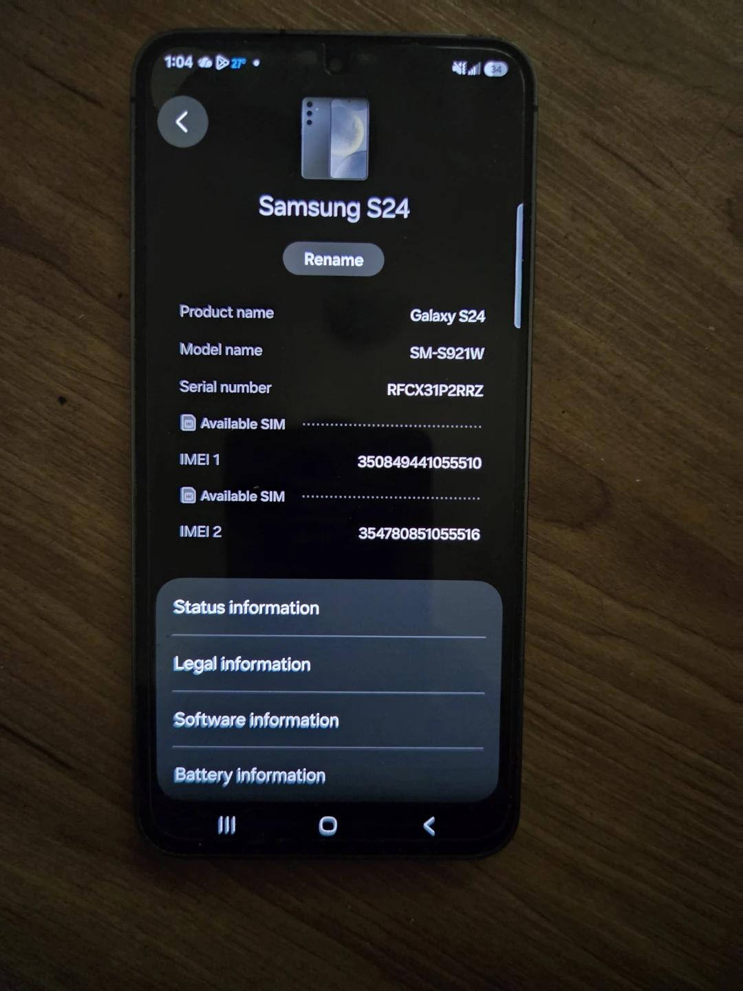 Samsung Galaxy S24 Smartphone