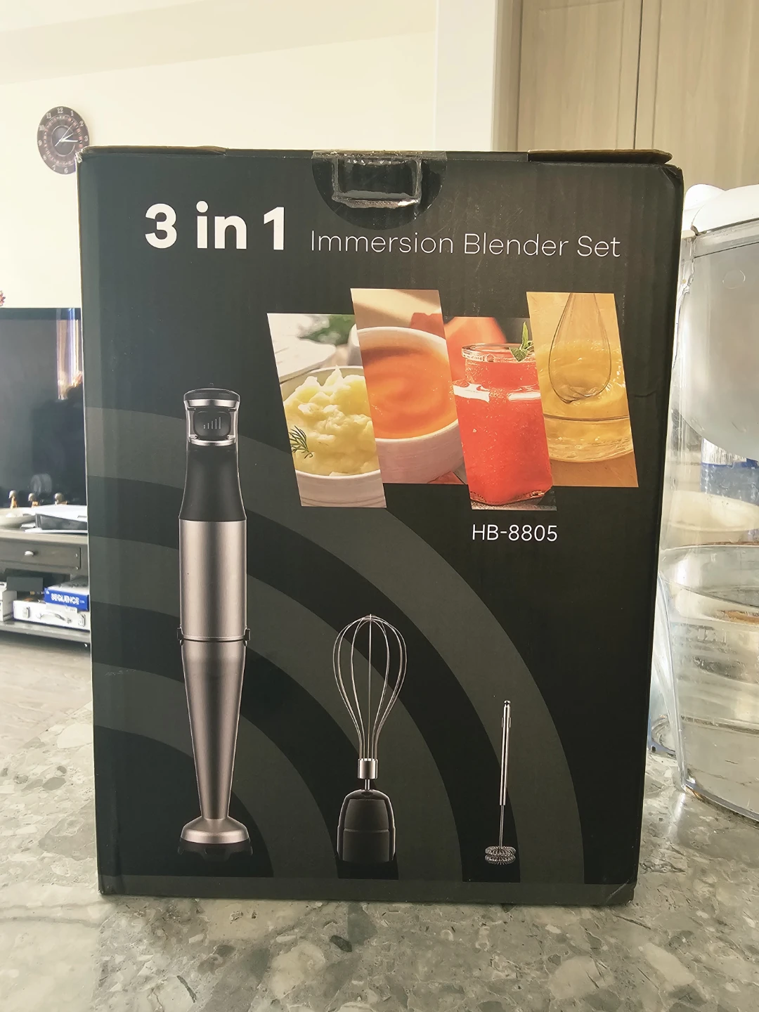3 in 1 Immersion Blender Set HB-8805