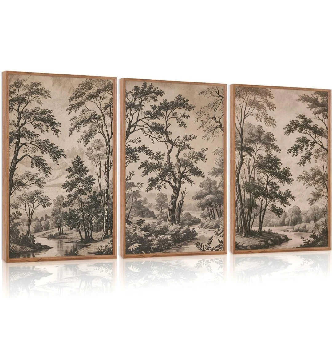 Framed Art Work - Trees - photo 2