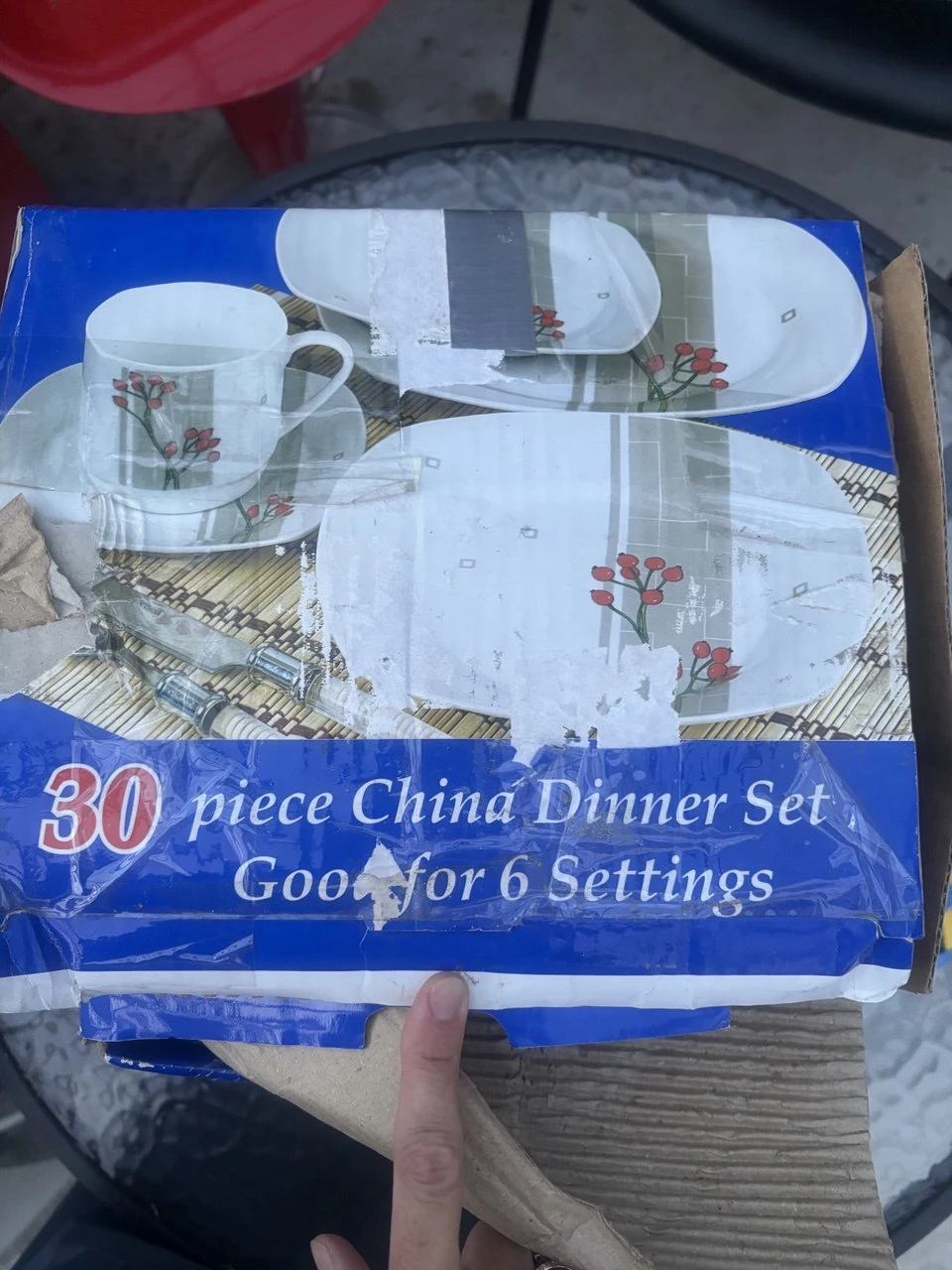 30 Piece China Rose Dinner Set for 6 - photo 4