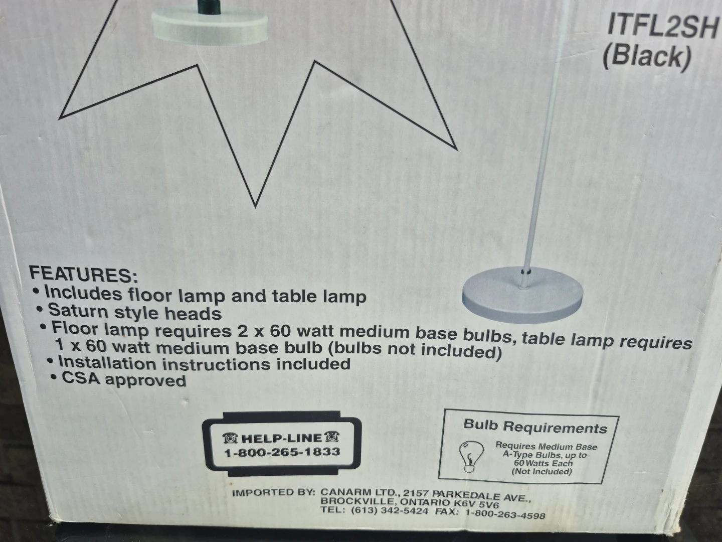 Floor Lamp and Table Lamp - photo 3