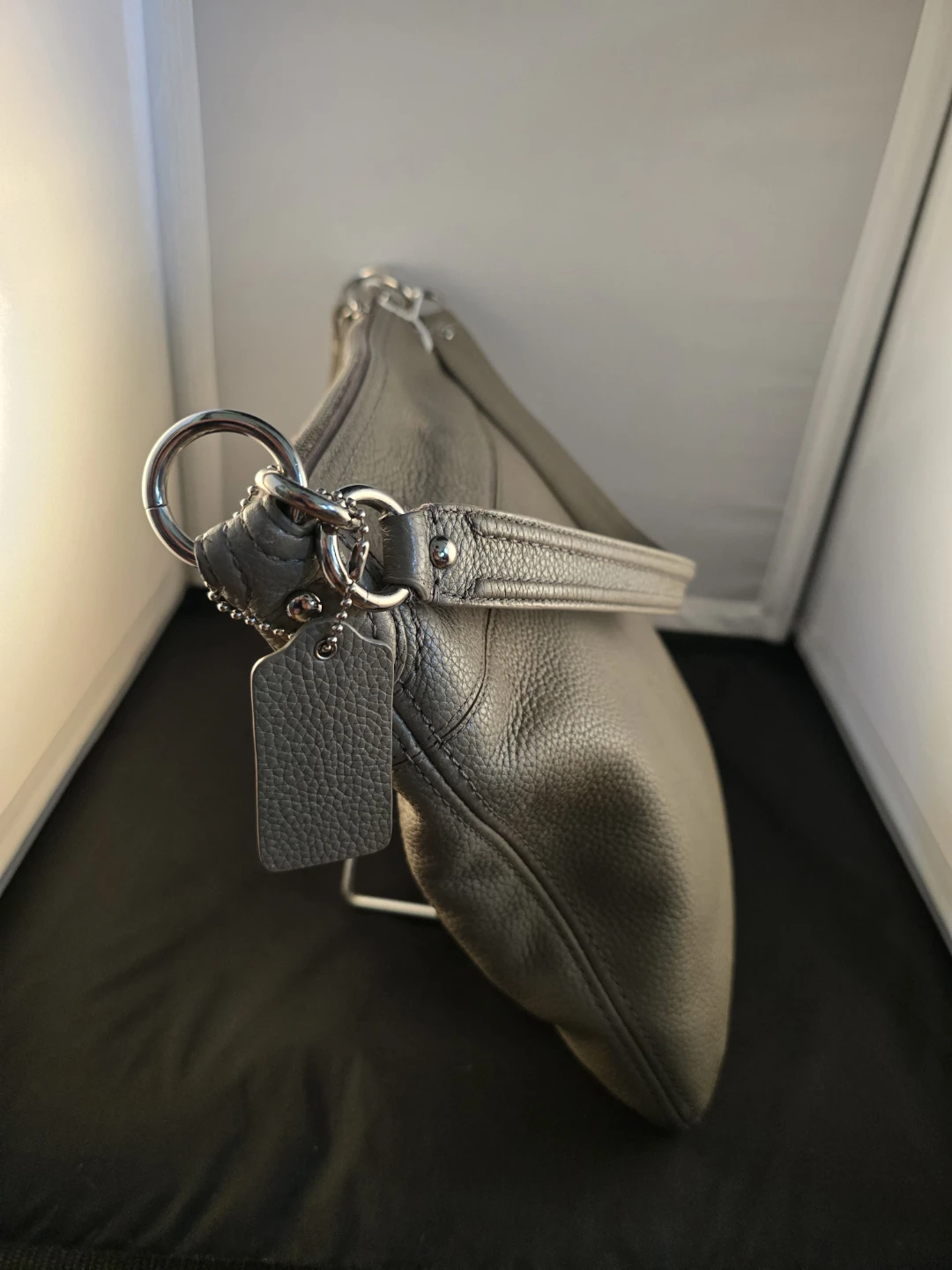Coach Pebble Leather Hobo Bag - photo 2