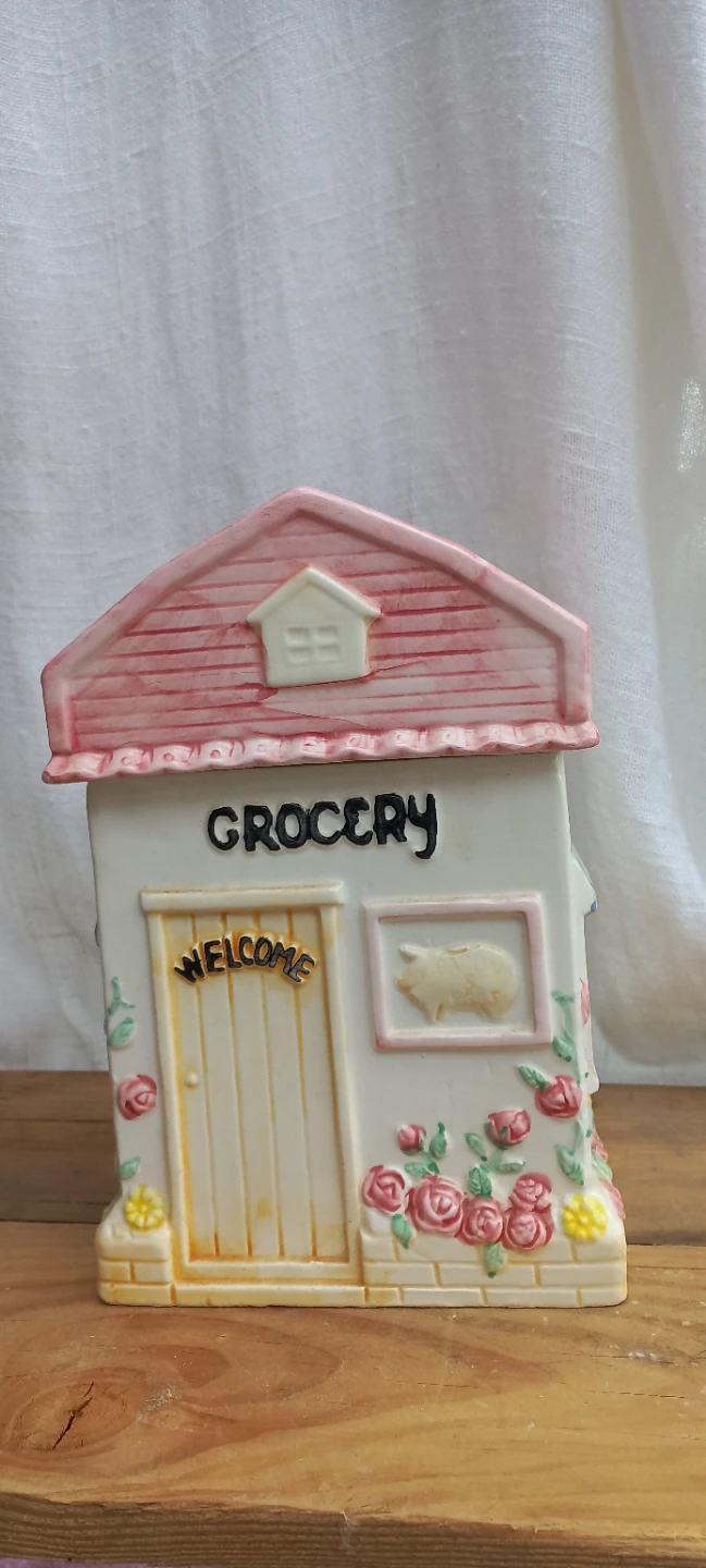 Ceramic Grocery Store Cookie Jar