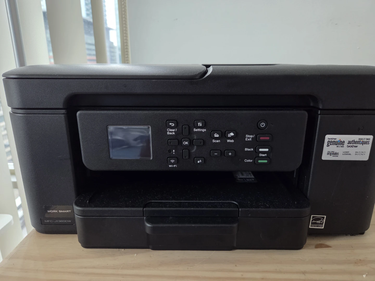 Brother Work Smart MFC-J1360DW Wireless Inkjet Printer - photo 3