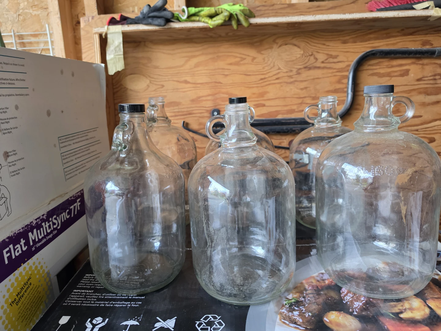 Set of 10 Glass Jugs and Carboys - photo 3