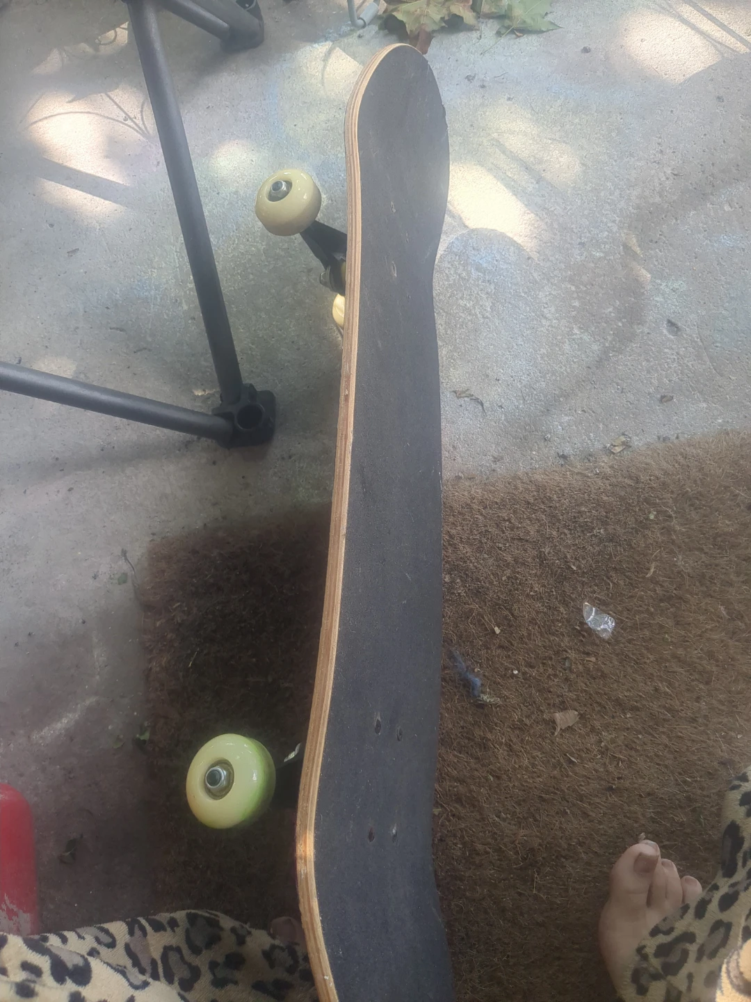 Tiger and Butterfly Skateboard