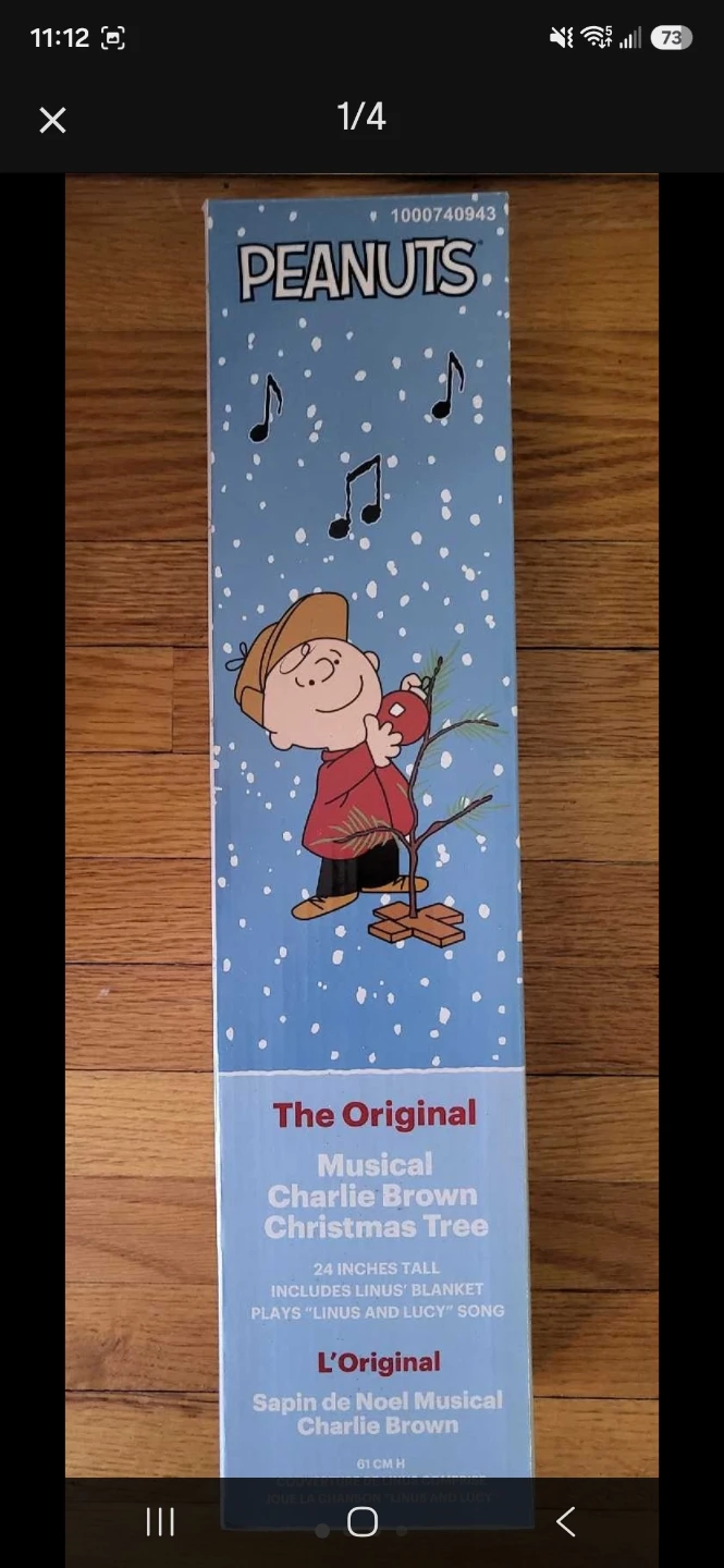 Charlie Brown Musical Christmas Tree - photo 2