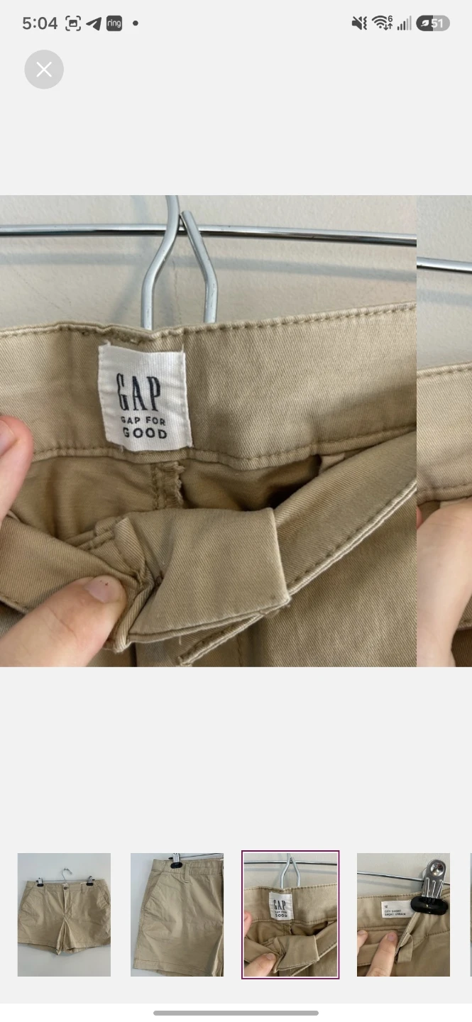 Gap City Shorts - Khaki - Size 12 - photo 3