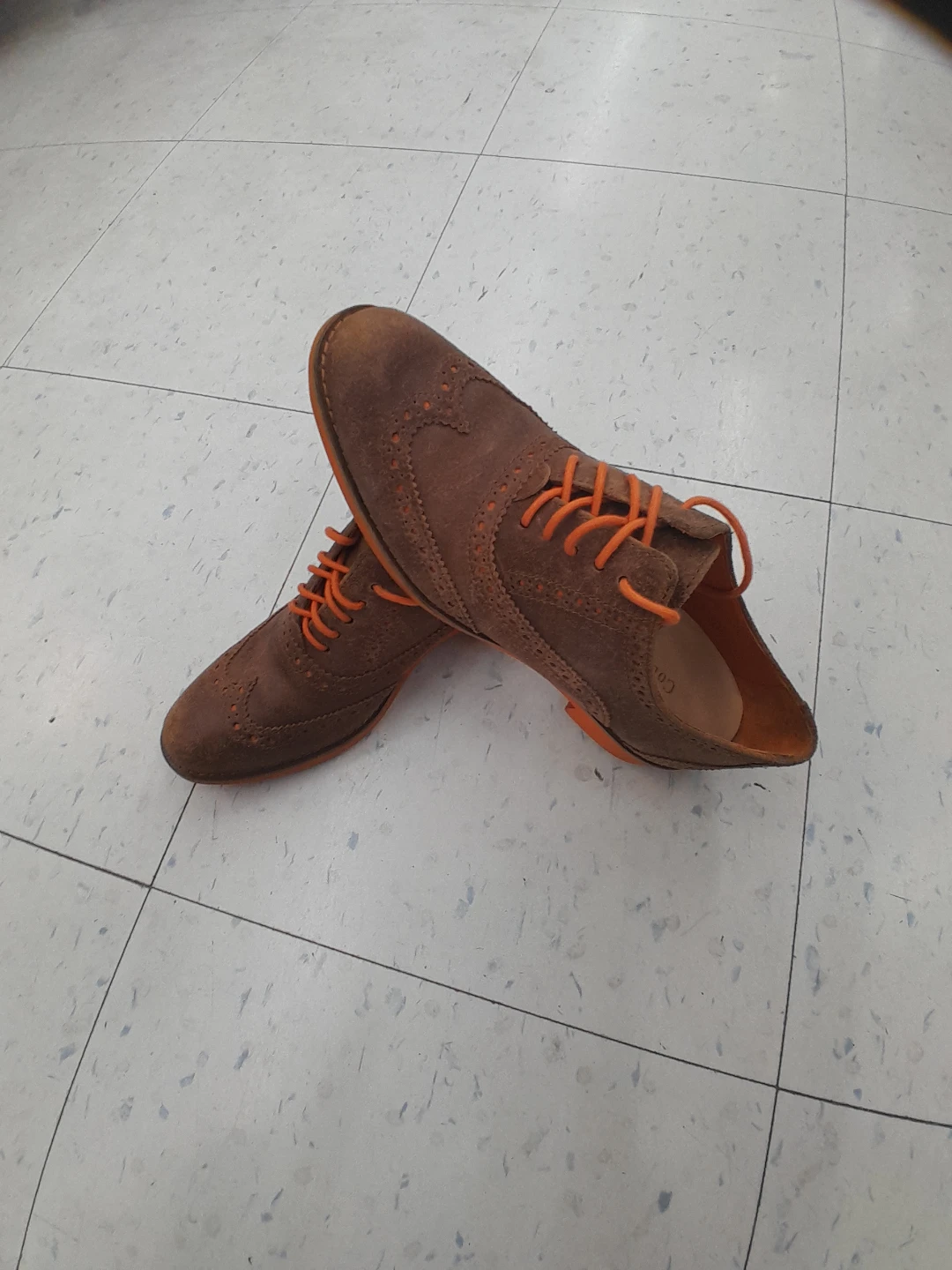 Cole Haan Suede Wingtip Shoes For Boys/Teens Size 5 - photo 5