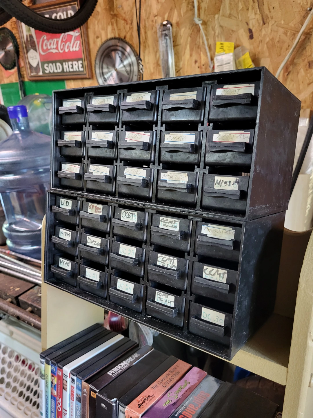 Stackable Parts Organizer Cabinet