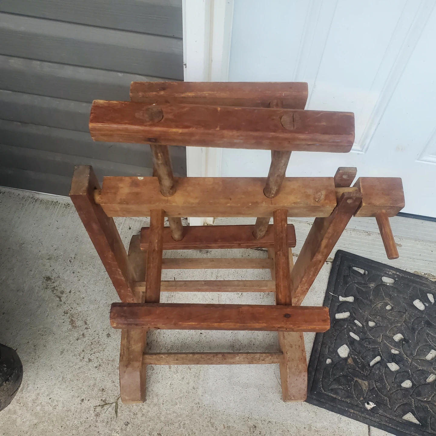 Vintage Wooden Book Press - photo 2