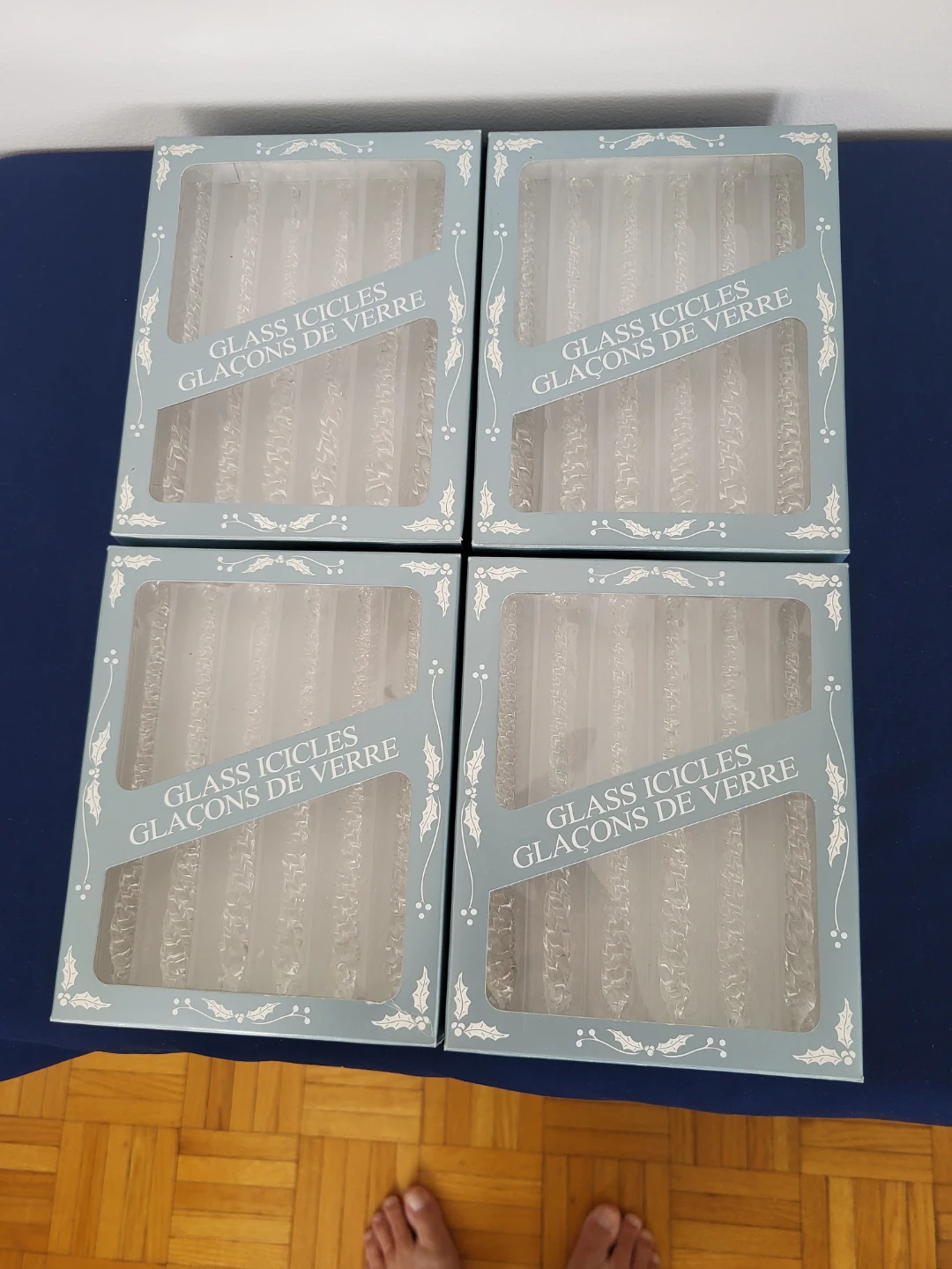 6" Glass Icicles (4 boxes available) - photo 2