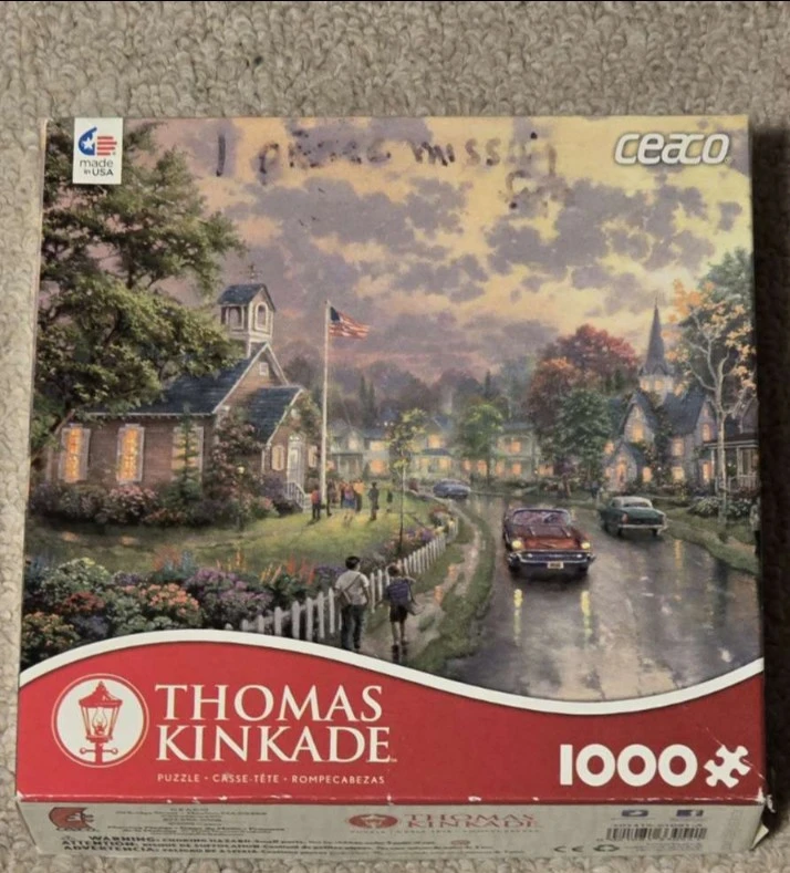 Thomas Kinkade 1000-piece puzzle