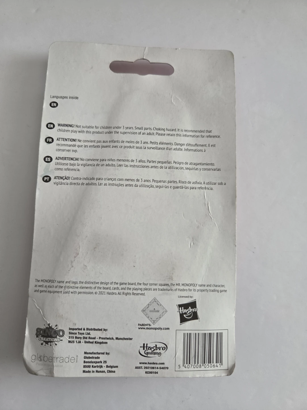 Hasbro Monopoly Keychain Mini Game - photo 2