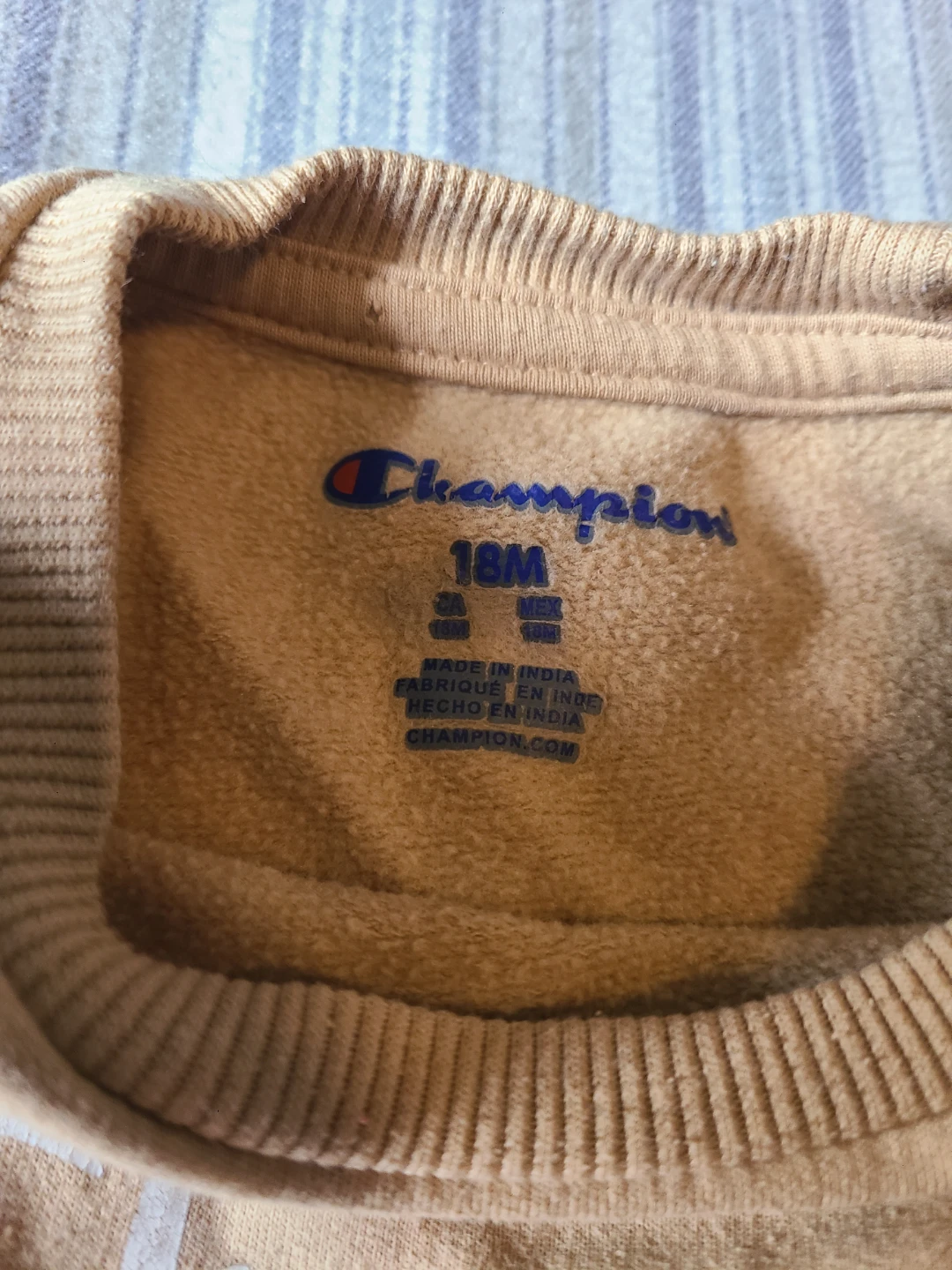 Champion Tan Sweatshirt - 18M - photo 2