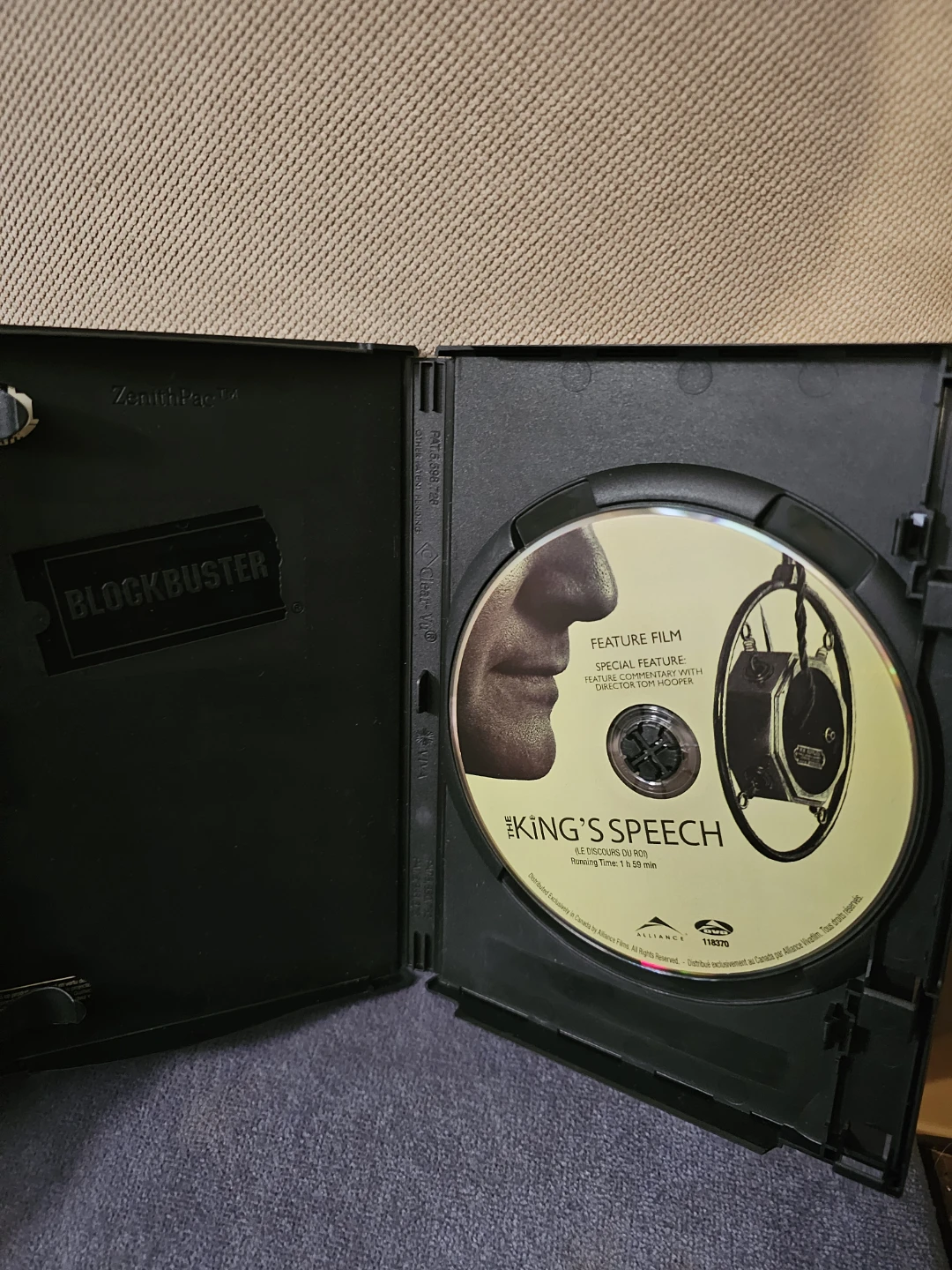 The King's Speech DVD - photo 3