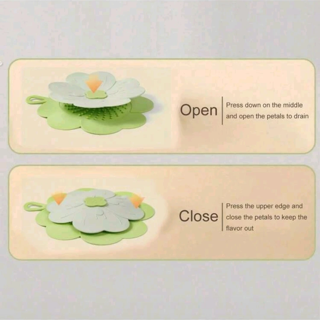 Flower Shape Sink Drain Stopper - photo 4