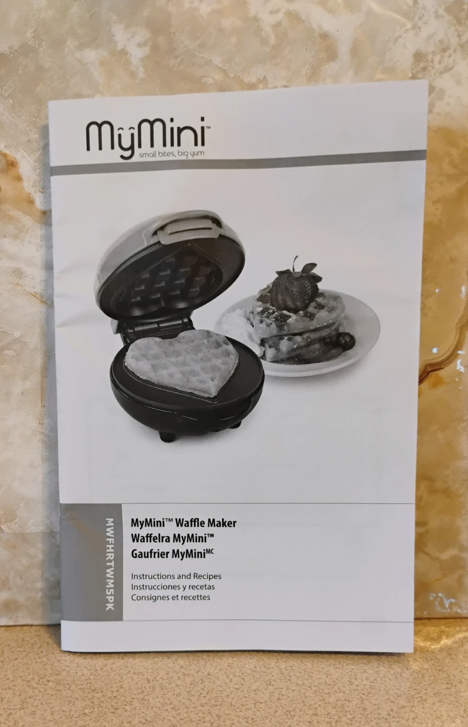 “MY MINI” PINK HEART-SHAPPED WAFFLE MAKER - photo 5