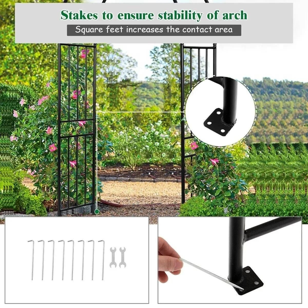 Metal Garden Archway - photo 2