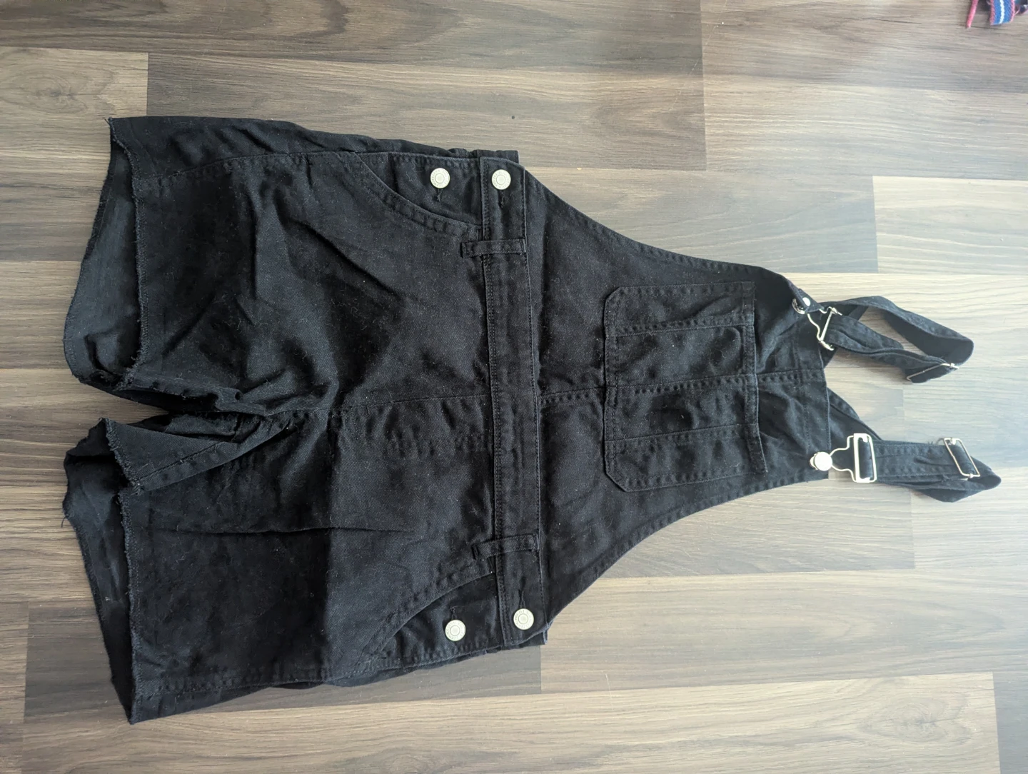Bluenotes Black Denim Shortalls