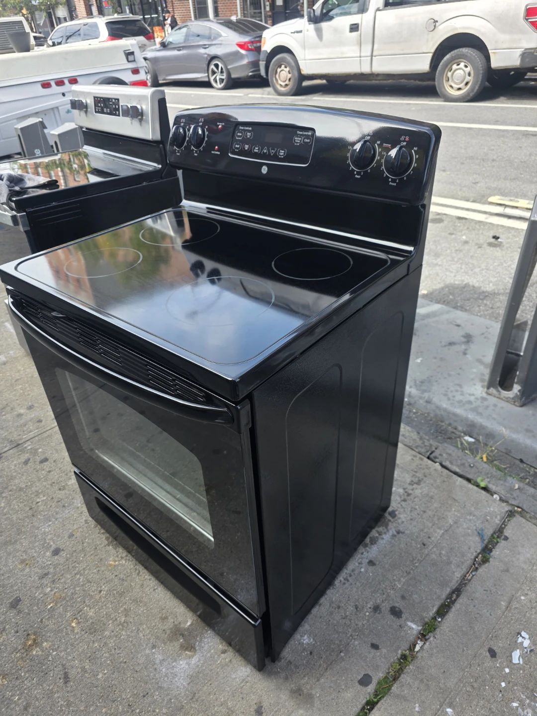 GE Black Electric Range - photo 2