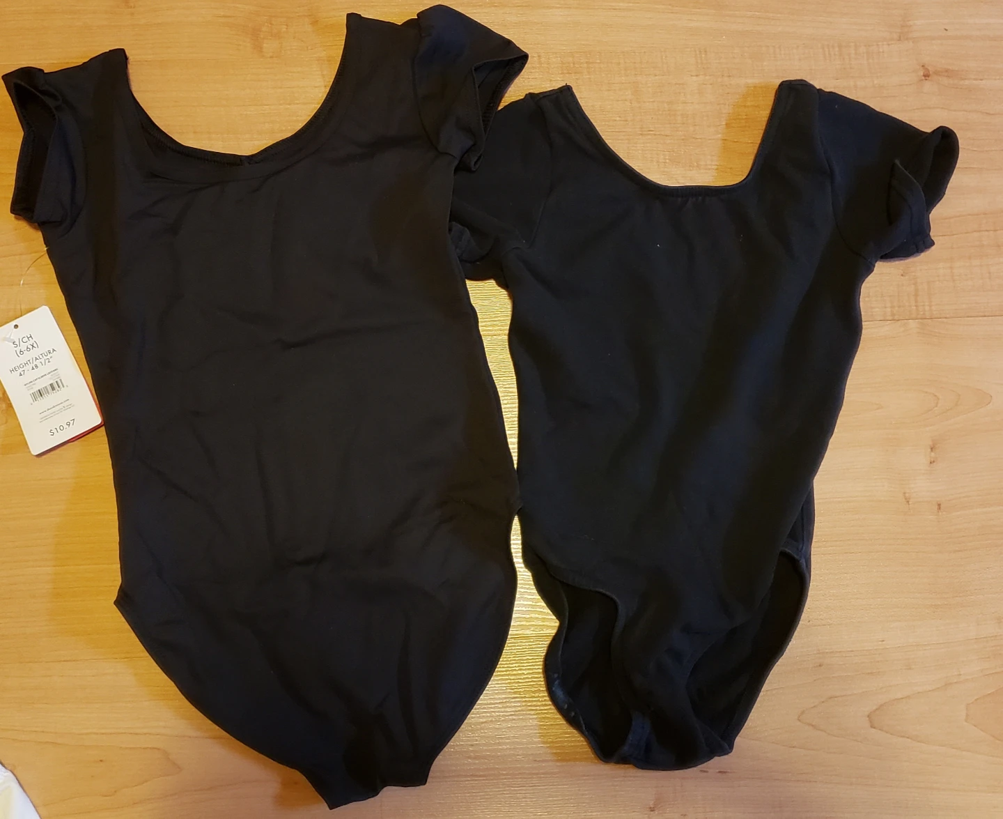 Bodysuit/leotards, tights, dance shorts, tutus