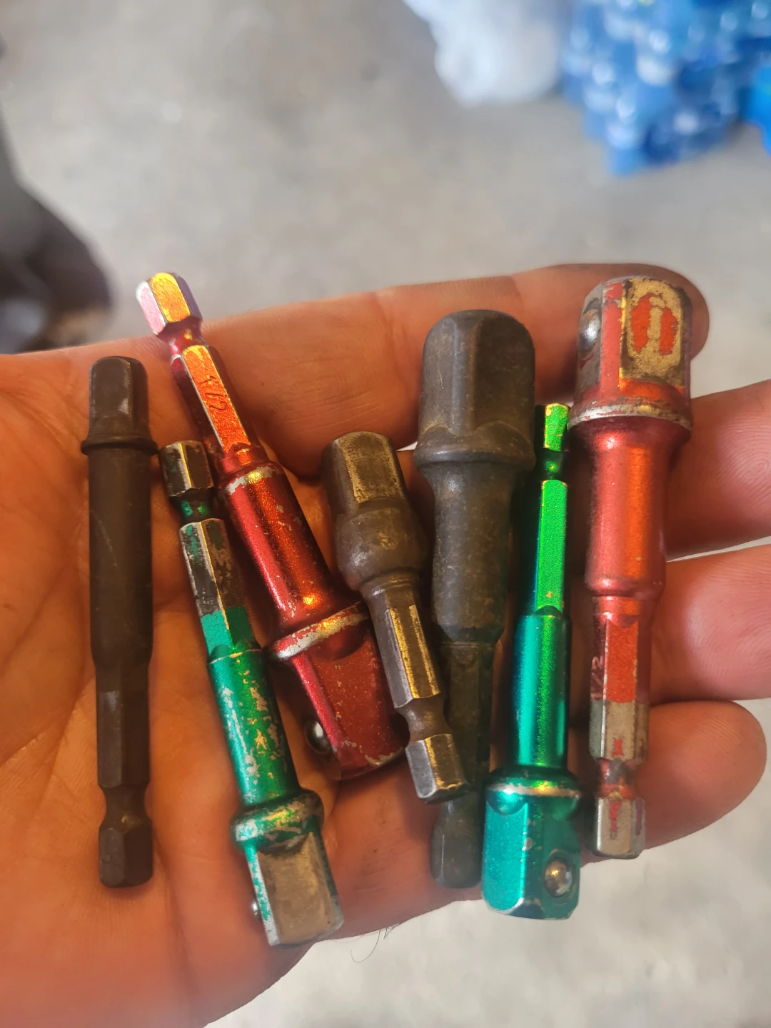 Set of 7 Impact Socket Adapter Drill Bits - photo 3