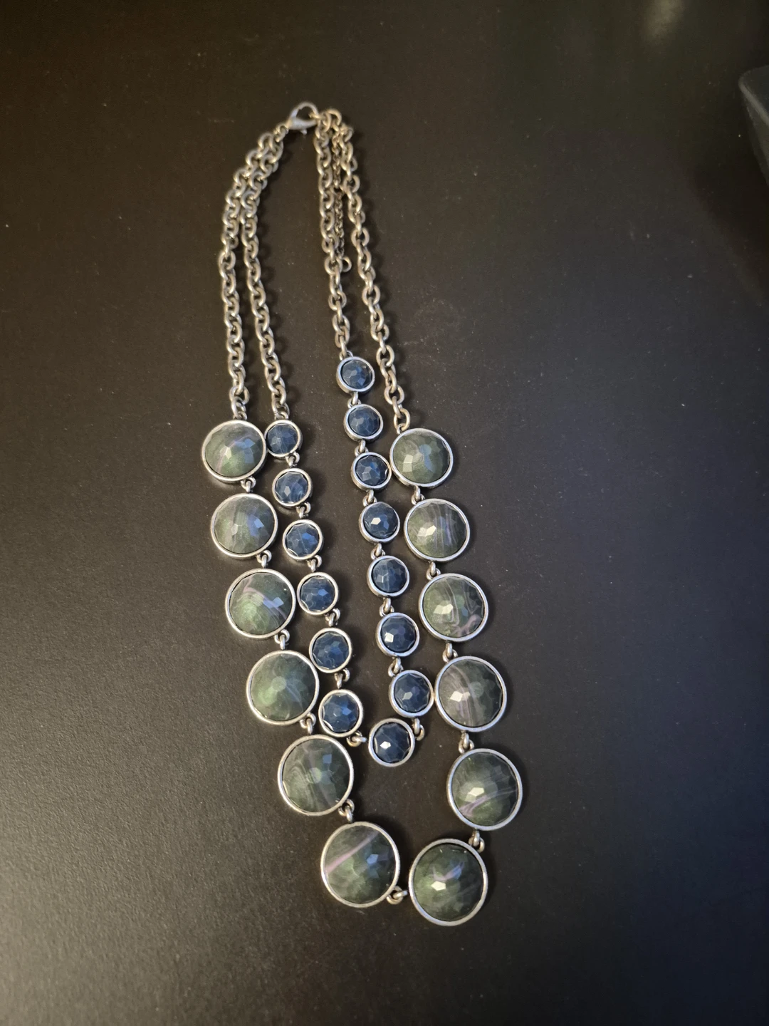 Dual strand beaded necklace🏈