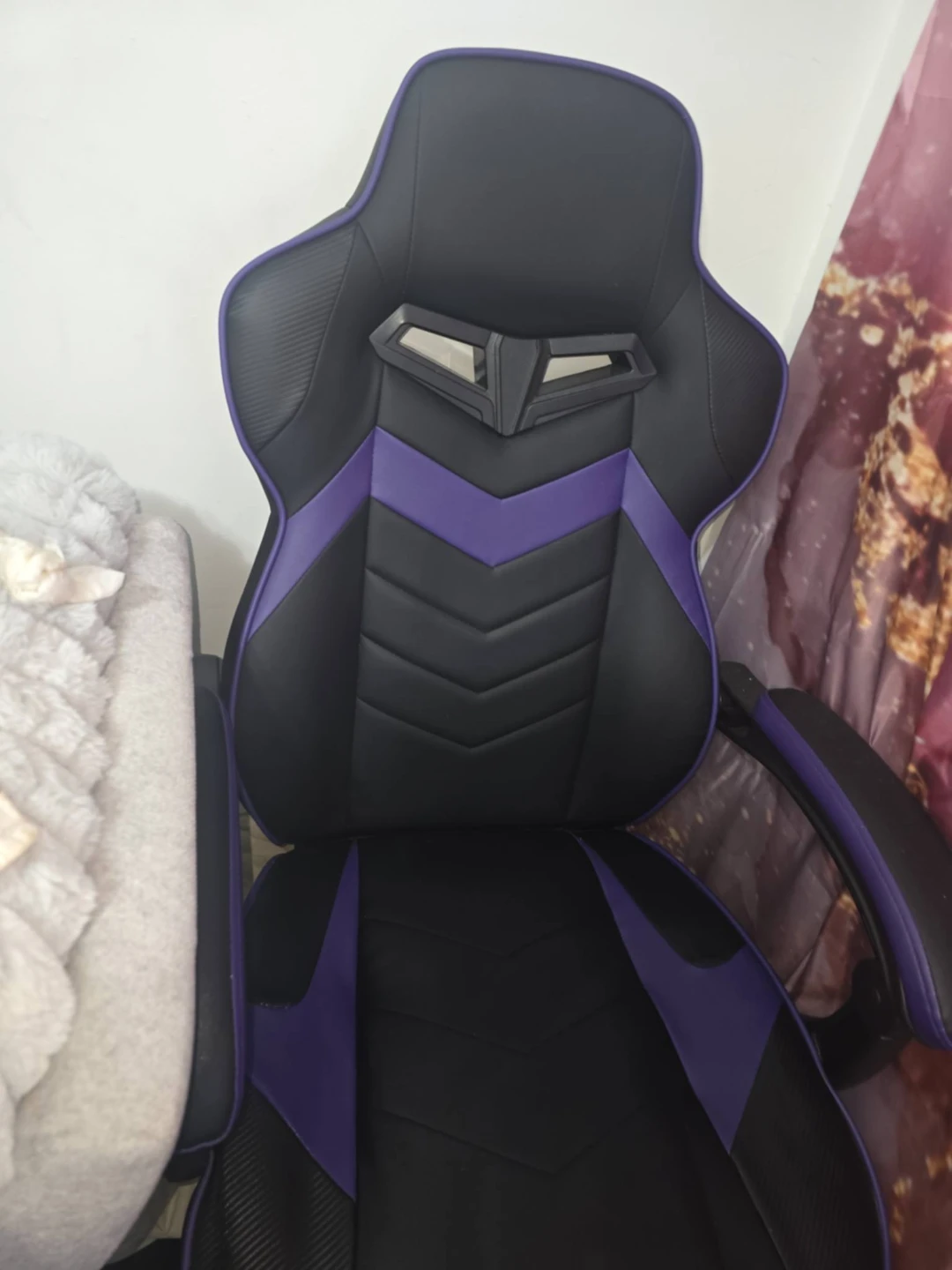 Vonesse Gaming Chair Black and Purple - photo 2