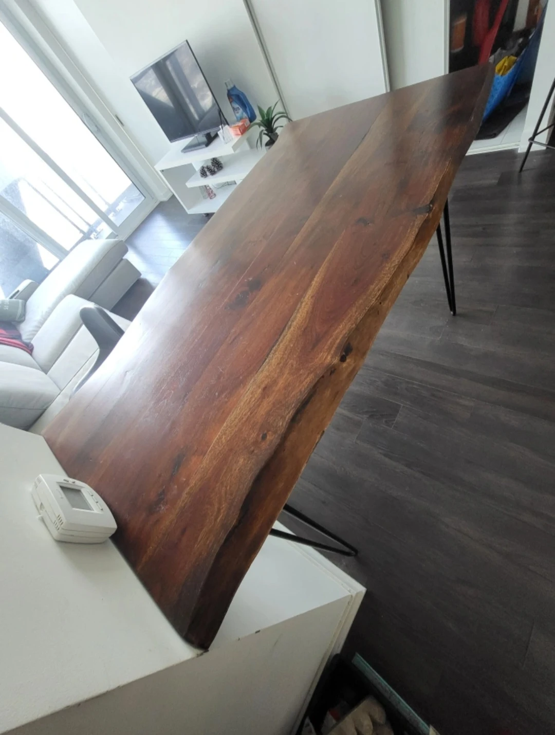 Live edge wood bar dining table - photo 2