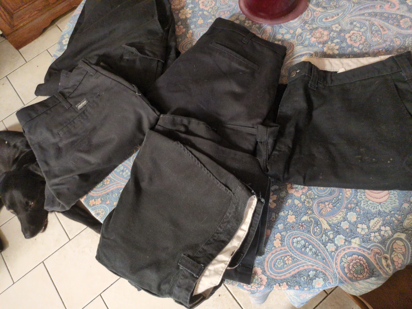 Black Work Pants